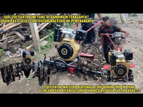 THE UNPARALLELED MAESTRO 13 HP CULTIVATOR || THIS IS THE SOLAR CULTIVATOR RECOMMENDED BY INDONESI...