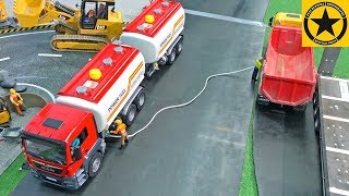 BRUDER Spielzeug Tanker TRUCK + Kids TOYs Tanker Trailer!