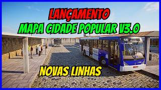 🔴Gameplay Novo Mod Mapa Cidade Popular V3.0 | Linha 1500 | Proton Bus Simulator | PBSU | Mods