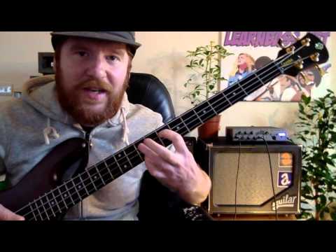 Cool dark droned chords: A Bass lesson everyday #202