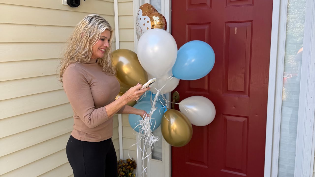 Bethany has Charlotte go to their house and setup a surprise for Larry