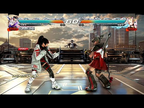 L7 97_6 Kunimitsu vs Lucky Chloe Ryona - Tekken 7 ( Uchiha x24 ) Gameplay PC RX 570