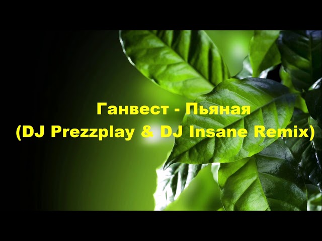 Ганвест - Пьяная (Dj Prezzplay & Dj Insane Remix) (Radio Edit)
