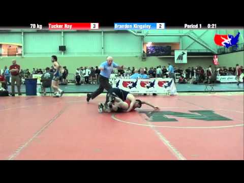 Tucker Ray vs. Brandon Kingsley at 2013 ASICS University Nationals - FS