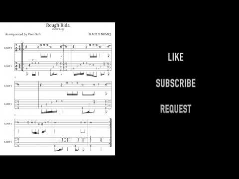 MAGZ X NOMCJ - Rough Rida (Guitar Loop with Tab)