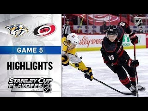 First Round, Gm5: Predators @ Hurricanes 5/17/21 | NHL Highlights