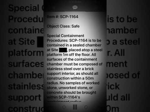 Scp 1164 Echoing Epitaph