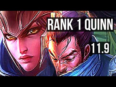 QUINN vs YASUO (TOP) | Rank 1 Quinn, 15/4/8 | BR Challenger | v11.9