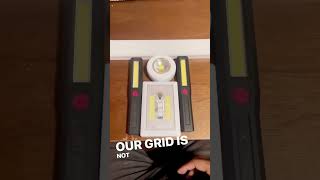 Never too much 💡 #poweroutage #lighton #lettherebelight