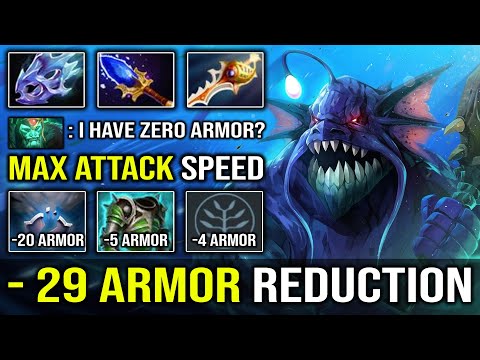UNLIMITED BASH KING Max Attack Speed Slardar -29 Armor Reduction with Rapier Moon Shard Dota 2