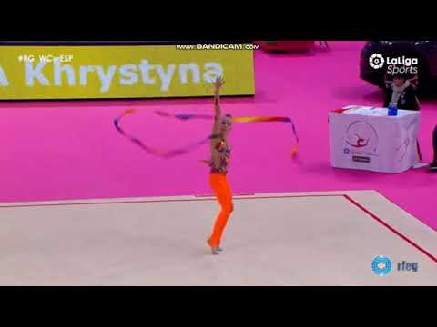 Khrystyna Pohranychna Ribbon AA - World Cup Guadalajara 2019
