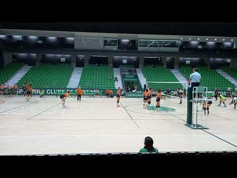 Ponto final 2º set  - Sporting CP vs Castêlo da Maia