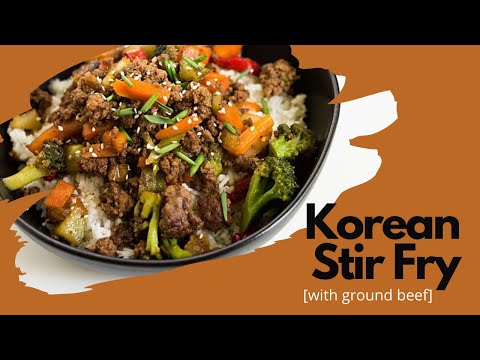 KOREAN GROUND BEEF STIR FRY RECIPE | Take Out Fake Out