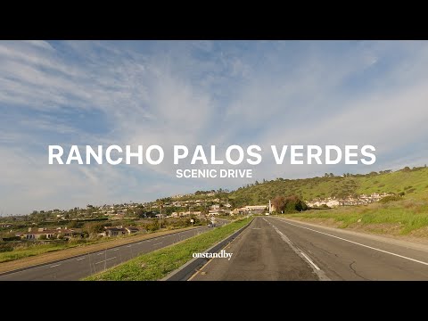 Palos Verdes Los Angeles California Coastal Scenic Drive 4K