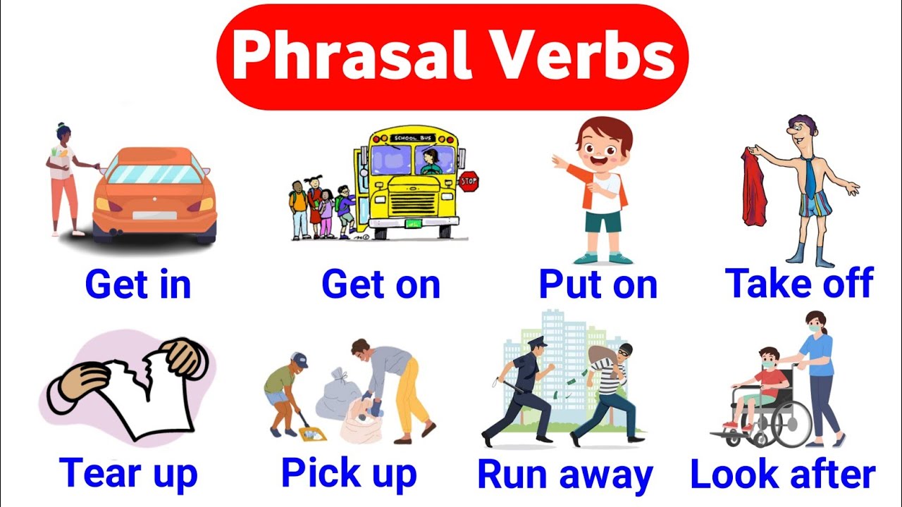 English Vocabulary : Phrasal verbs | phrasal verbs with sentences | listen and practice