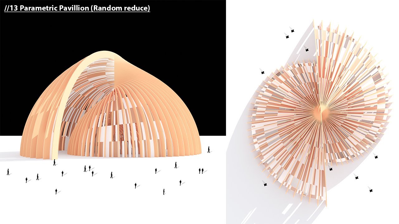 13 Parametric Pavillion Grasshopper Tutorial