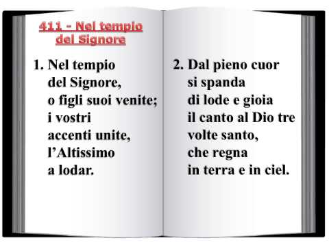 411 Nel tempio del Signore - Innario Chiesa Cristiana Avventista del Settimo Giorno 2014