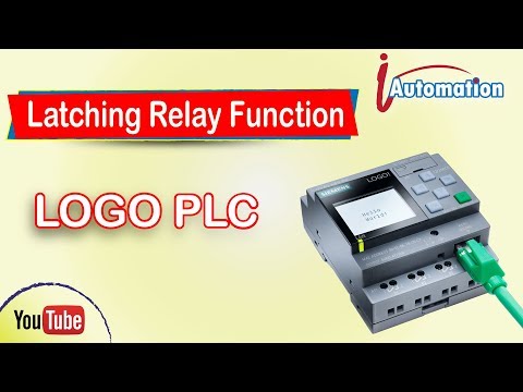 LOGO PLC-Latching Relay Function using