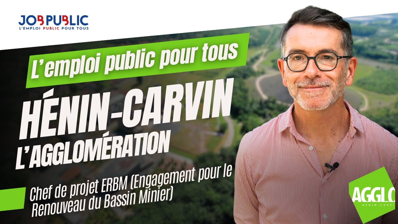 Jérôme Gratien-Chef de Projet ERBM (Engagement pour le Renouveau du Bassin Minier)