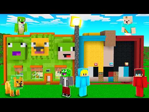 POŁOWA DOMKU PALION, LIONEK, DEYV vs OLEK, LEON, BOLO w Minecraft!