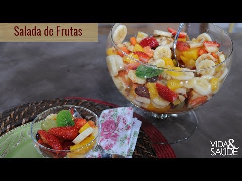 Receita: Salada de frutas / Tema: Frutas em calda (12/09/18)
