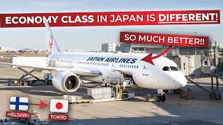 BRUTALLY HONEST | Japan Airlines ECONOMY Class Boeing 787-8 Helsinki to Tokyo Haneda!