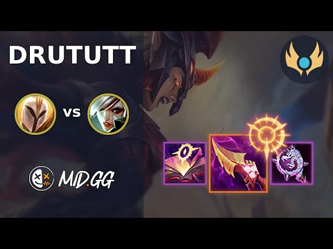MID.GG: [ drututt ] Kayle TOP vs Riven | EUW CHALLENGER | LOL Season 2025