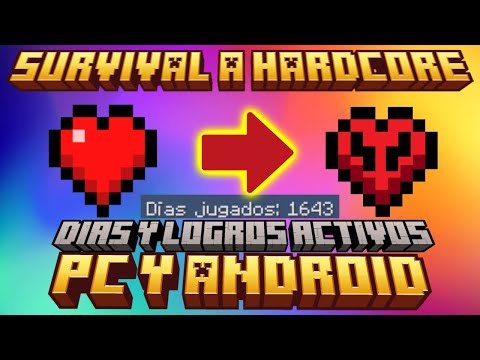 Turn your Survival into HARDCORE with days and achievements BEDROCK 1.21 [ PC / ANDROID]