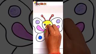 easy butterfly 🦋 art #viralshort #trending #youtubeshorts #tiktok #foryou #drawingforkids #easyart