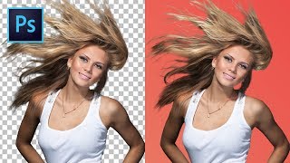 (5 TIPS & TRICKS) How to Cut Out Hair in Photoshop!
