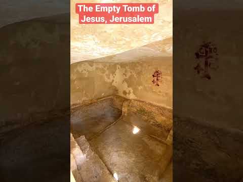 The Empty Tomb of Jesus, Jerusalem. He is not here, He is Risen…