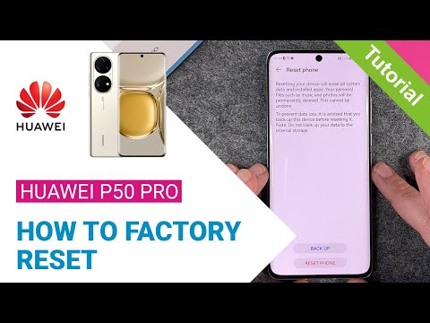 Huawei P50 Pro - How to reset to factory settings • 📱 • 🅧 • ⏬ • | Tutorial