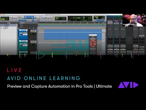 Avid Online Learning — Preview and Capture Automation in Pro Tools | Ultimate