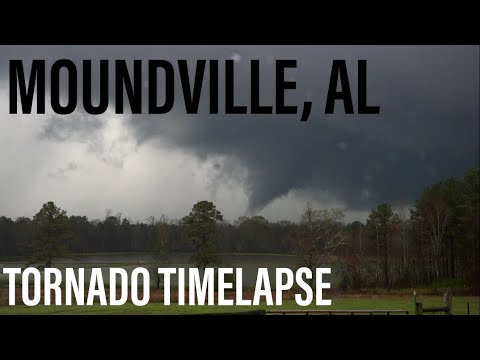 Moundville, AL EF1 Tornado Timelapse - 3/17/21