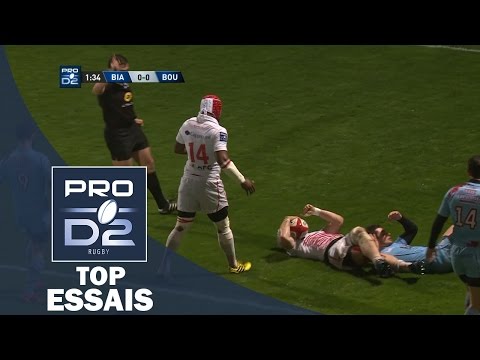 TOP Essais de la J23 – PRO D2 – Saison 2016-2017