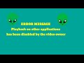 How To Enable Playback Option On Other Websites To PLAY OUR VIDEO