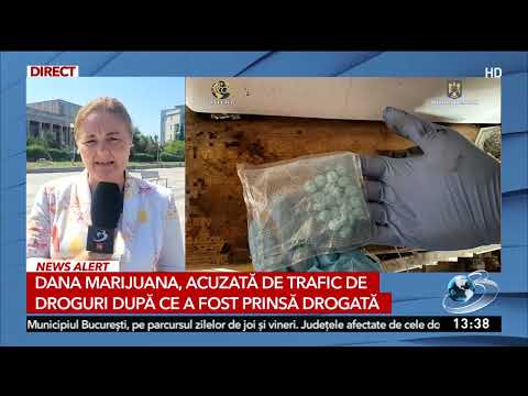 Dana Marijuana a fost reținută pentru trafic de droguri de mare risc. Ce a găsit DIICOT în casa arti