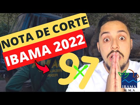NOTA DE CORTE IBAMA 2022 + CORREÇÃO DA PROVA -  A PROVA FOI UMA M..