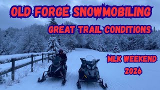 Old Forge Snowmobiling MLK Weekend 2026