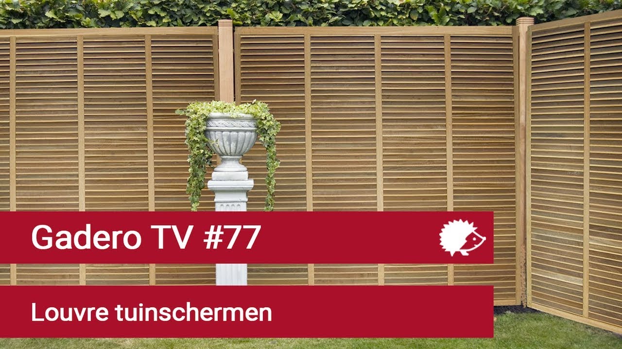 #77 Louvre 'shutter' tuinschermen monteren