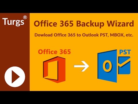 Turgs Office 365 Backup Wizard - Office 365 Export...