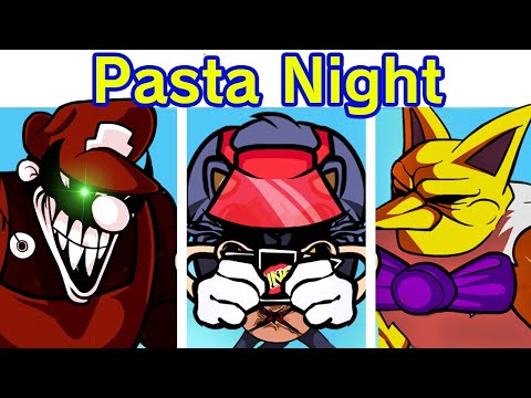 Friday Night Funkin' VS Hypno's Lullaby V2 - Pasta Night | MX Lord X & Hypno Routes (FNF MOD/Extras)