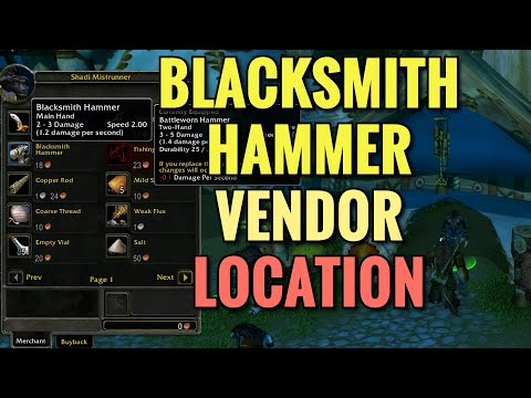 Thunder Bluff Where To Buy A Blacksmith Hammer - WoW Classic
