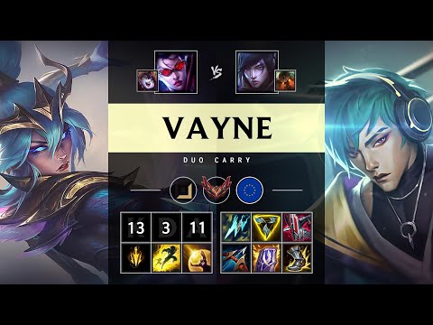 Vayne ADC vs Aphelios: Legendary - EUW Grandmaster Patch 14.22
