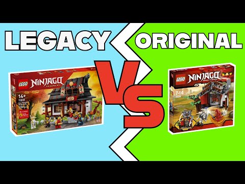 Ninjago LEGACY VS ORIGINAL: All Sets!