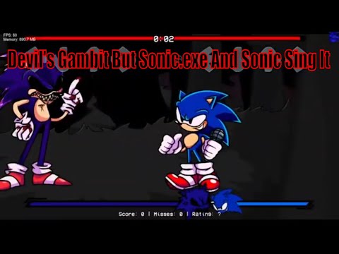 (Gods Gambit) FNF Devil's Gambit But Sonic.exe And Sonic Sing It