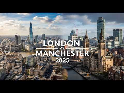 Living in London vs Manchester 2025