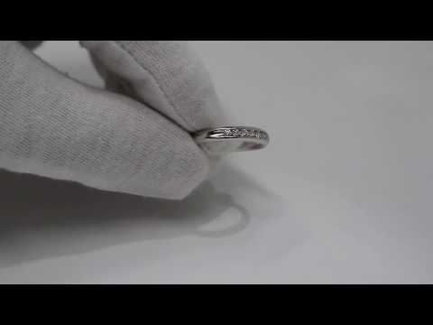 3.7MM CHANNEL-SET DIAMOND RING IN 18K WHITE GOLD