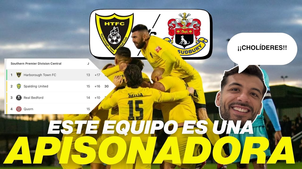 🐝 HARBOROUGH TOWN  - SUDBURY 🟡 | LIGA