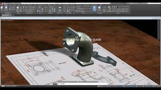 Download the video "Learn how to create a FLANGED ELBOW in Autocad with step-by-step guide"